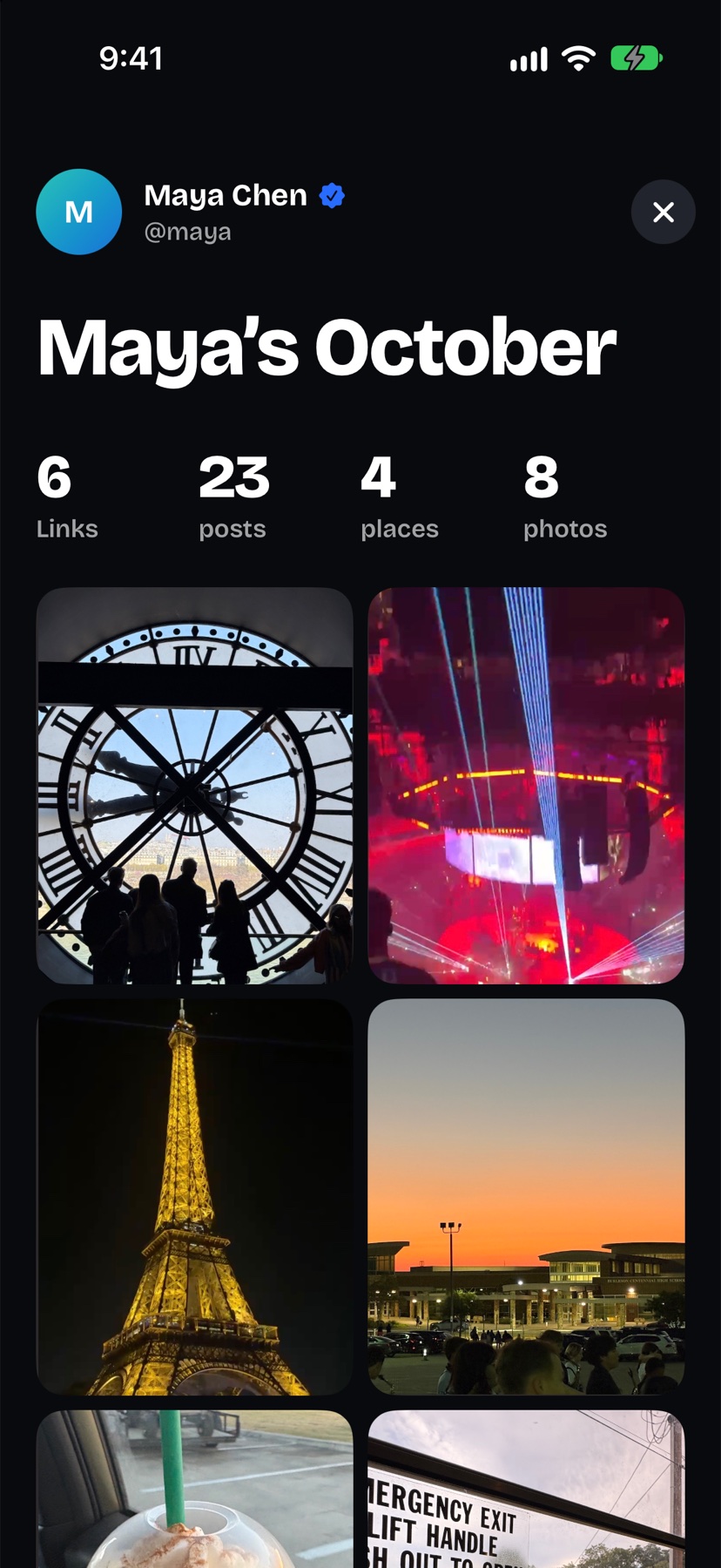 A month recap: Maya’s October, with counts and photos.